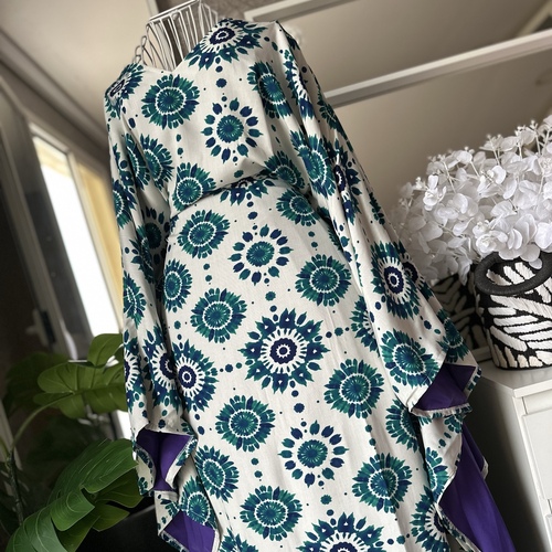 شلاح ورد اخضر وبنفسجي