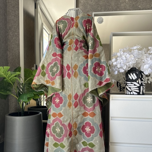 indian chiffon green