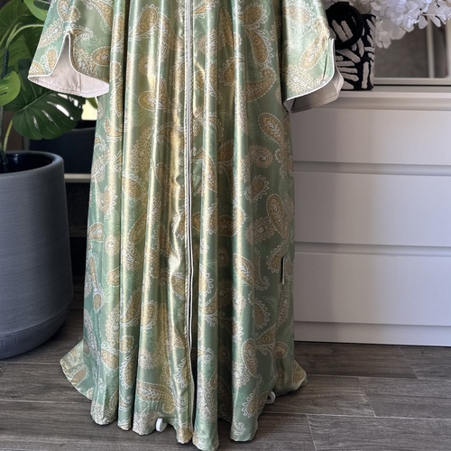 دراعة حرير كرستال-اخضر