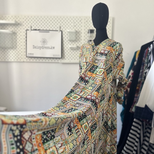 فستان تربل كلوش