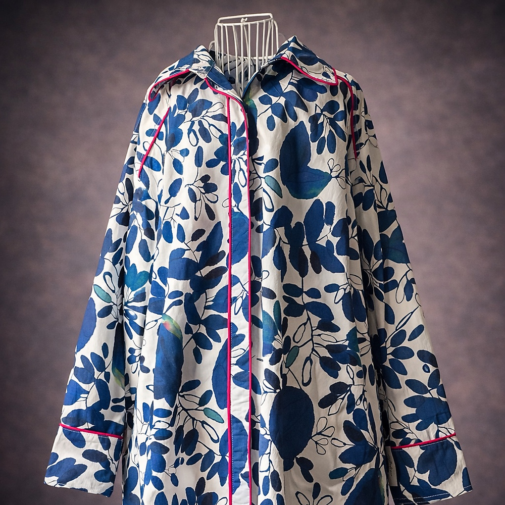 قميص قطن اسباني كحلي