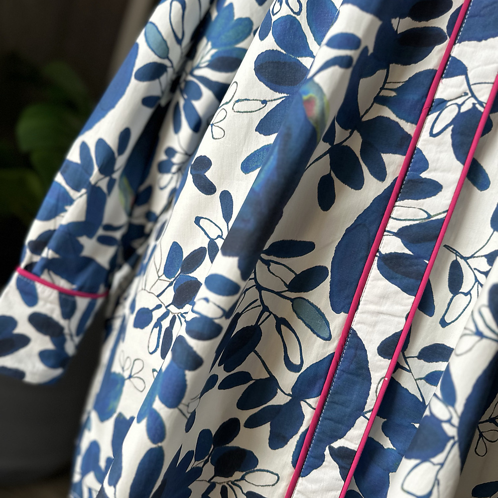 قميص قطن اسباني كحلي