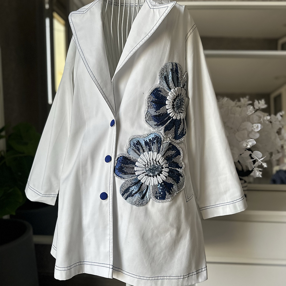 بليزر ورود شك ازرق