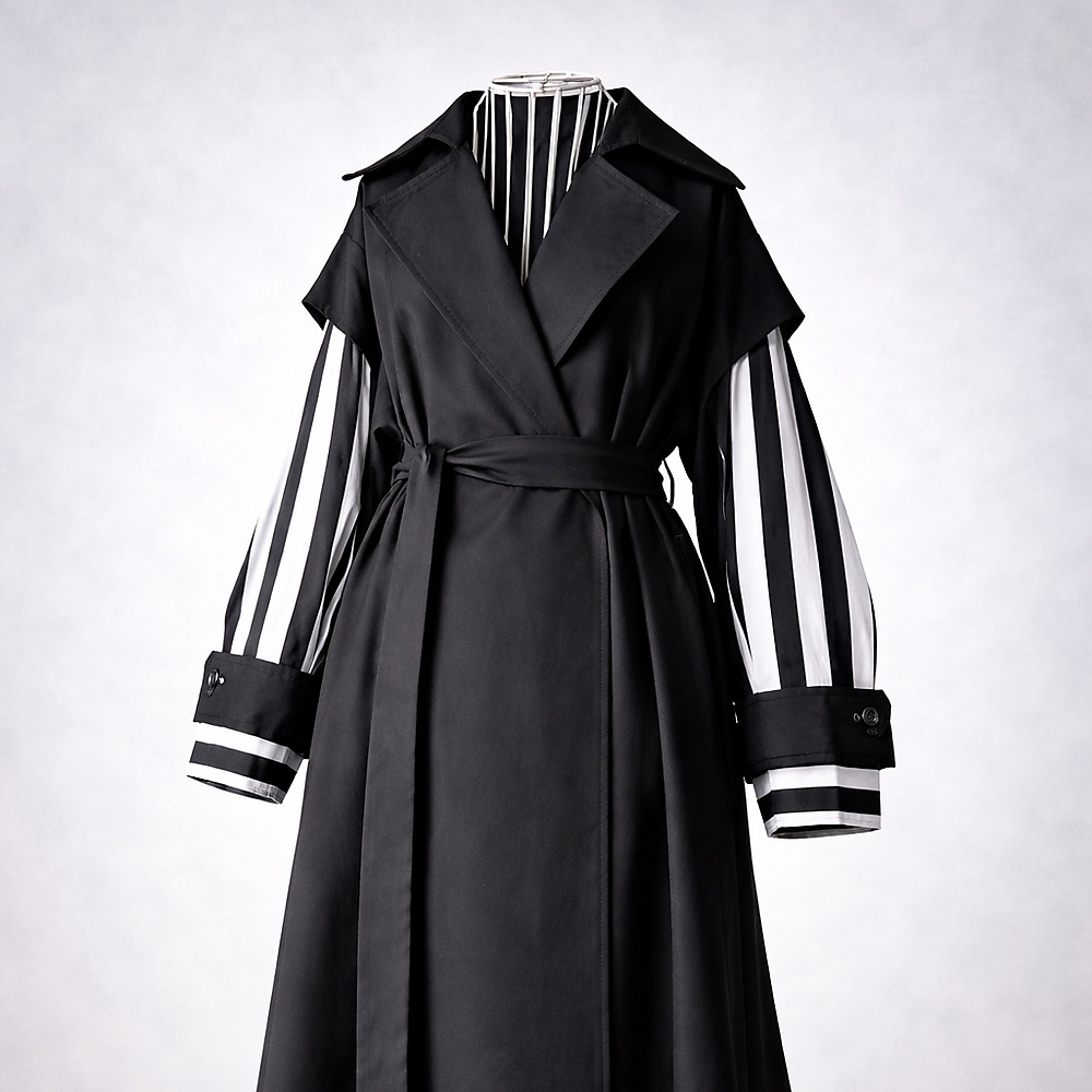 جاكيت صيفي/عباية اسود