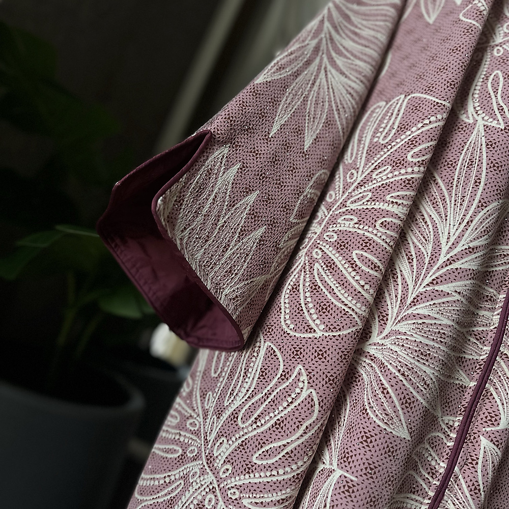 دراعة كرستال وردي