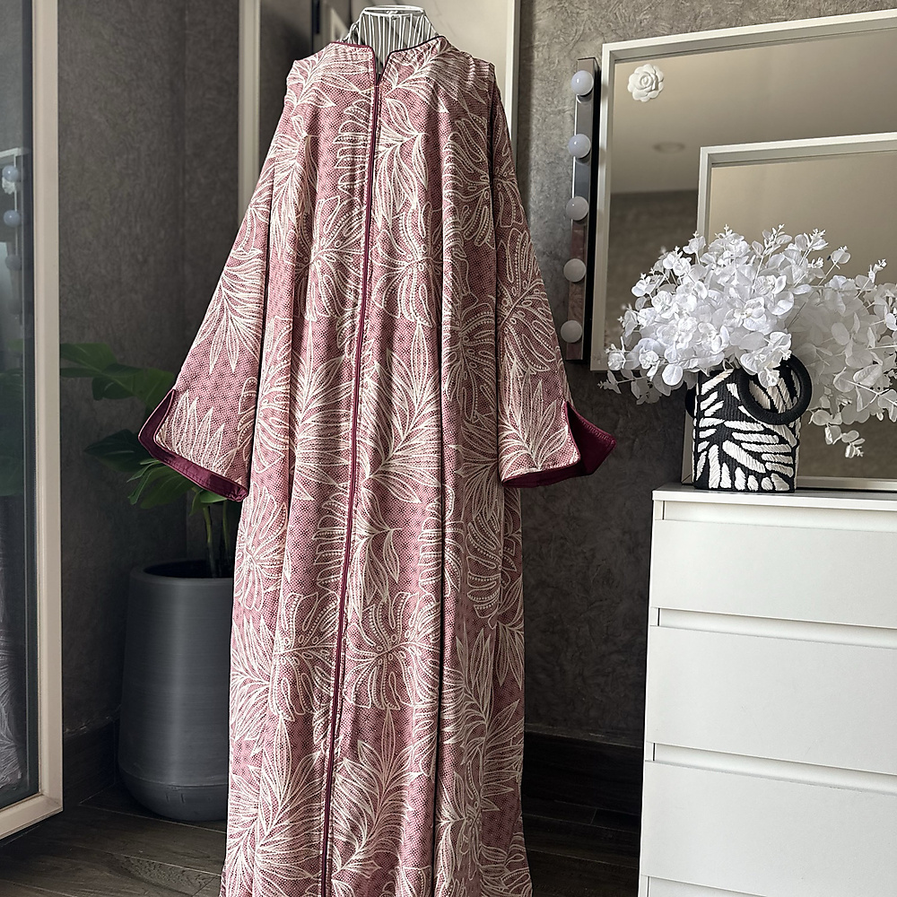 دراعة كرستال وردي