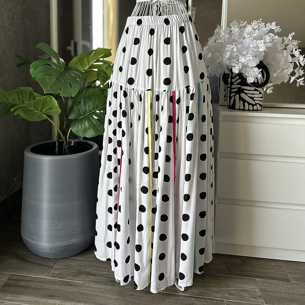 polka dot skirt