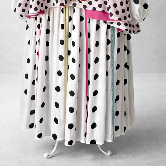 polka dot skirt