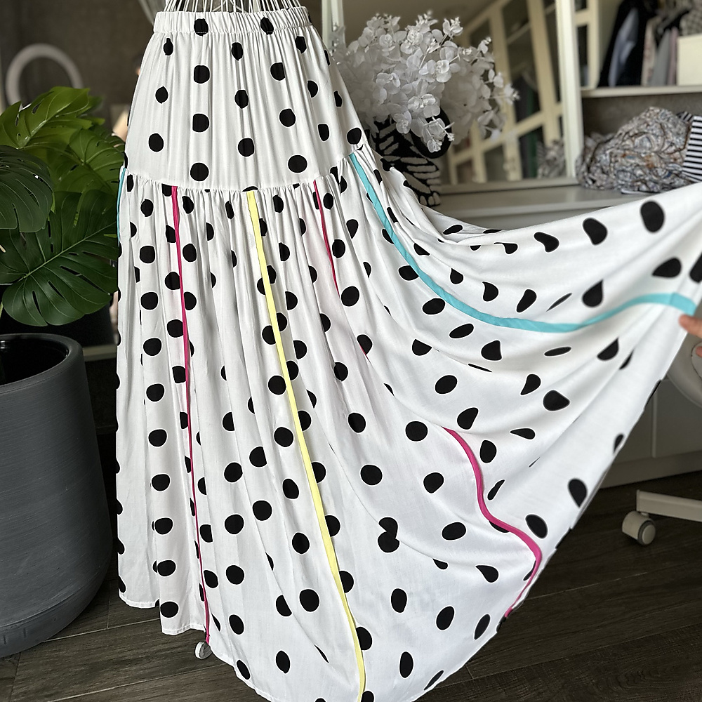 polka dot skirt