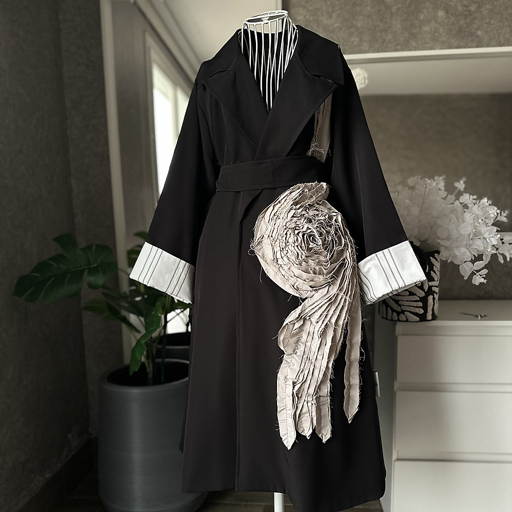 3d flower blazer