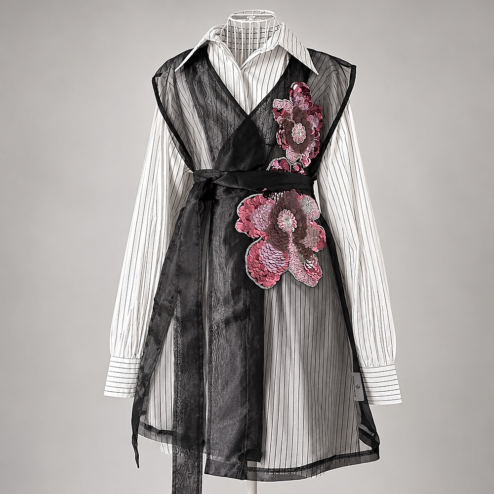 organza vest