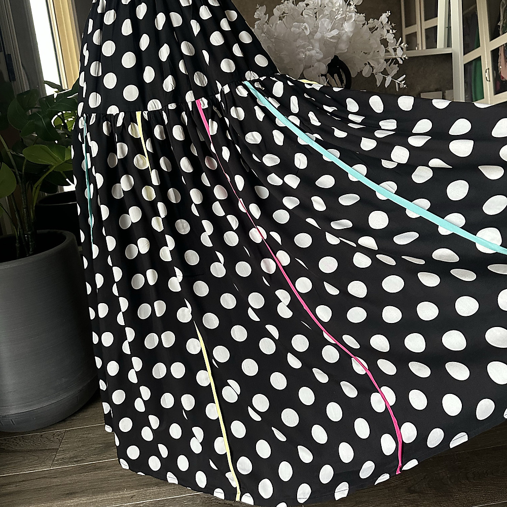 polka set black