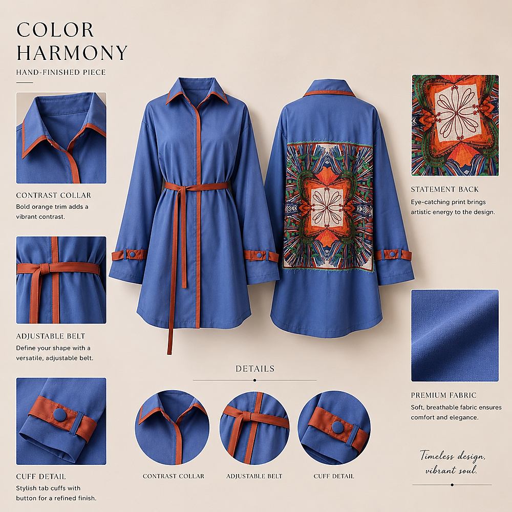 blue hermes shirt