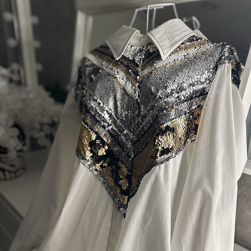 sequin front and back