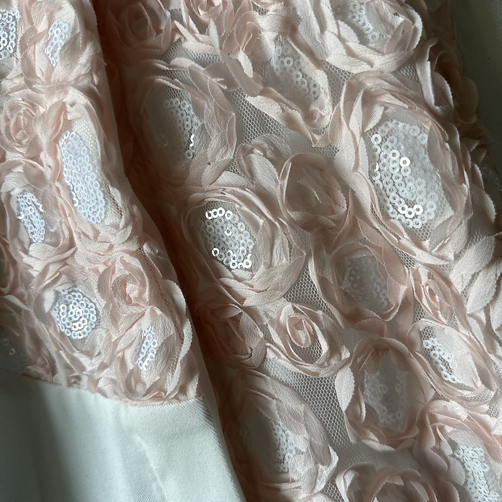 floral collar peach