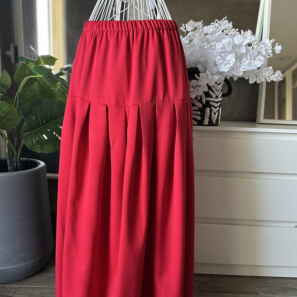 red skirt