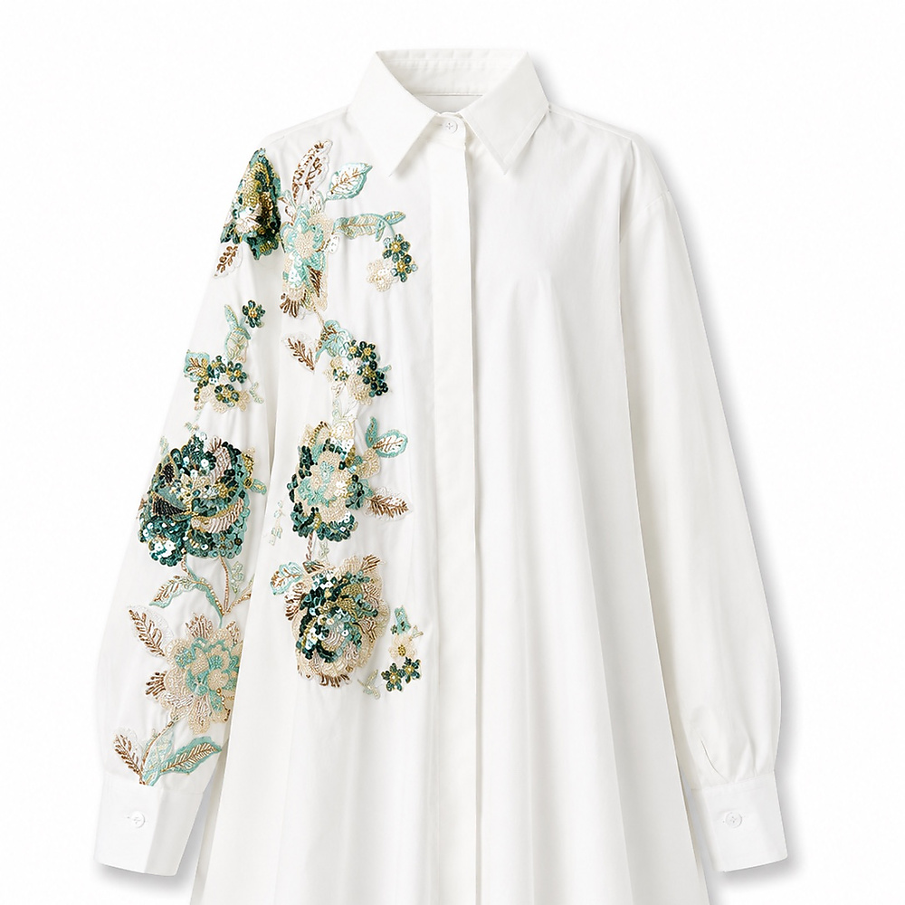 green flowers top