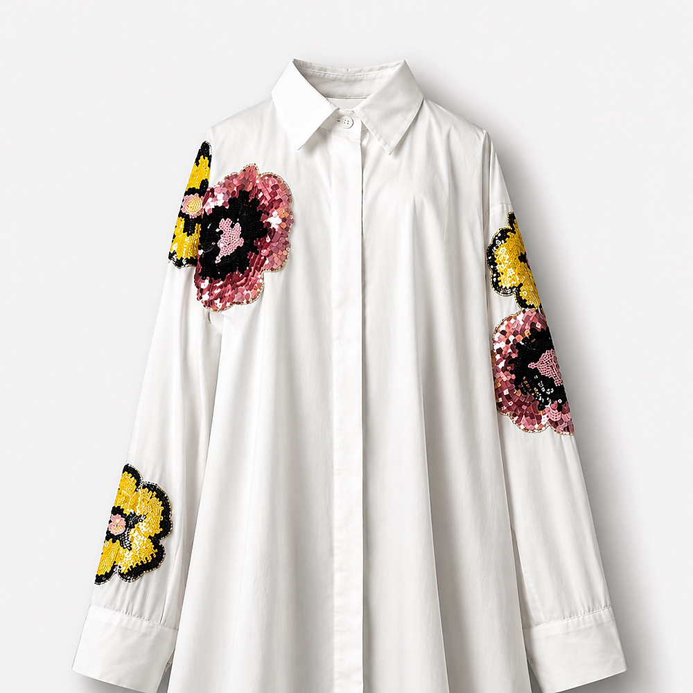 flowers - off white