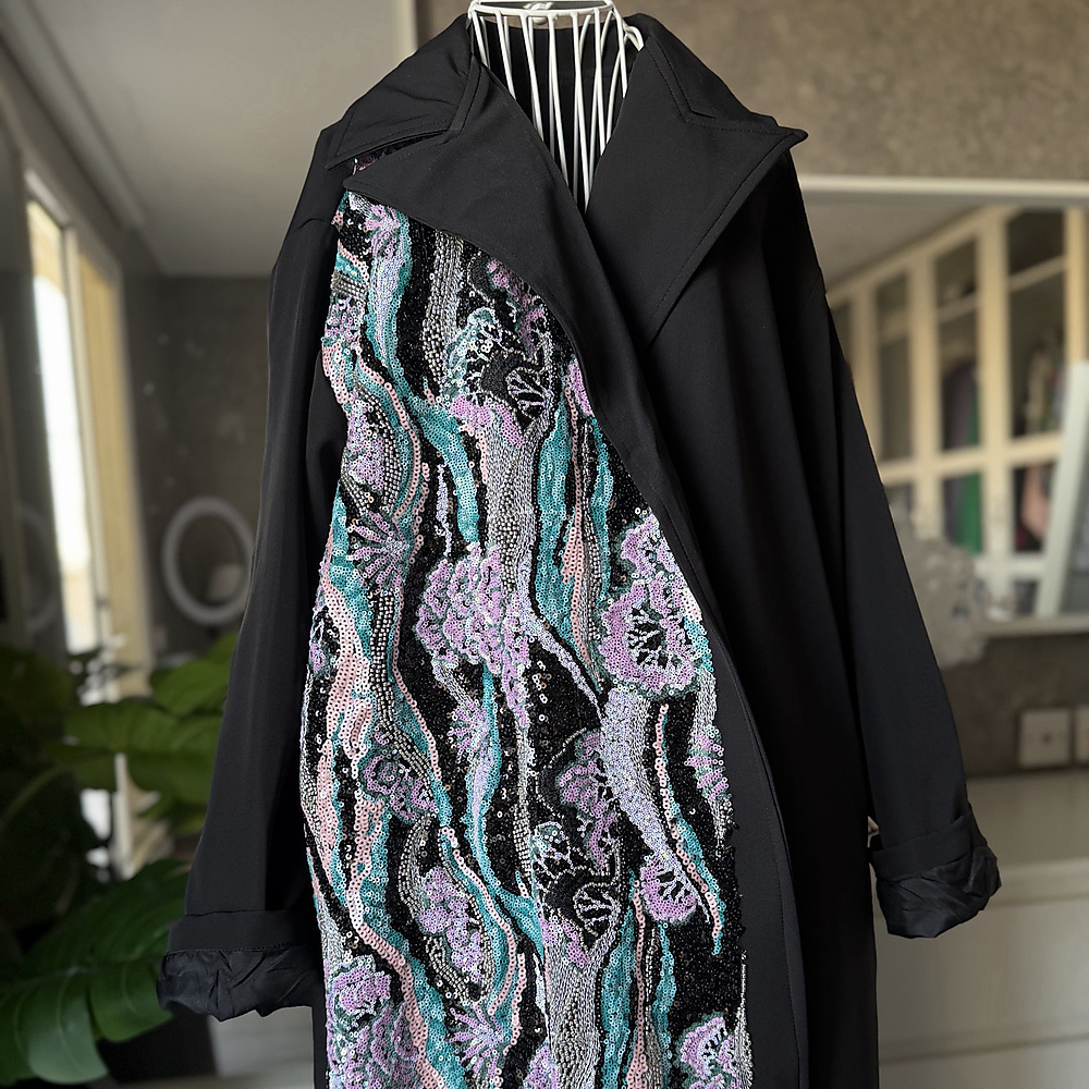 midi beads blazer