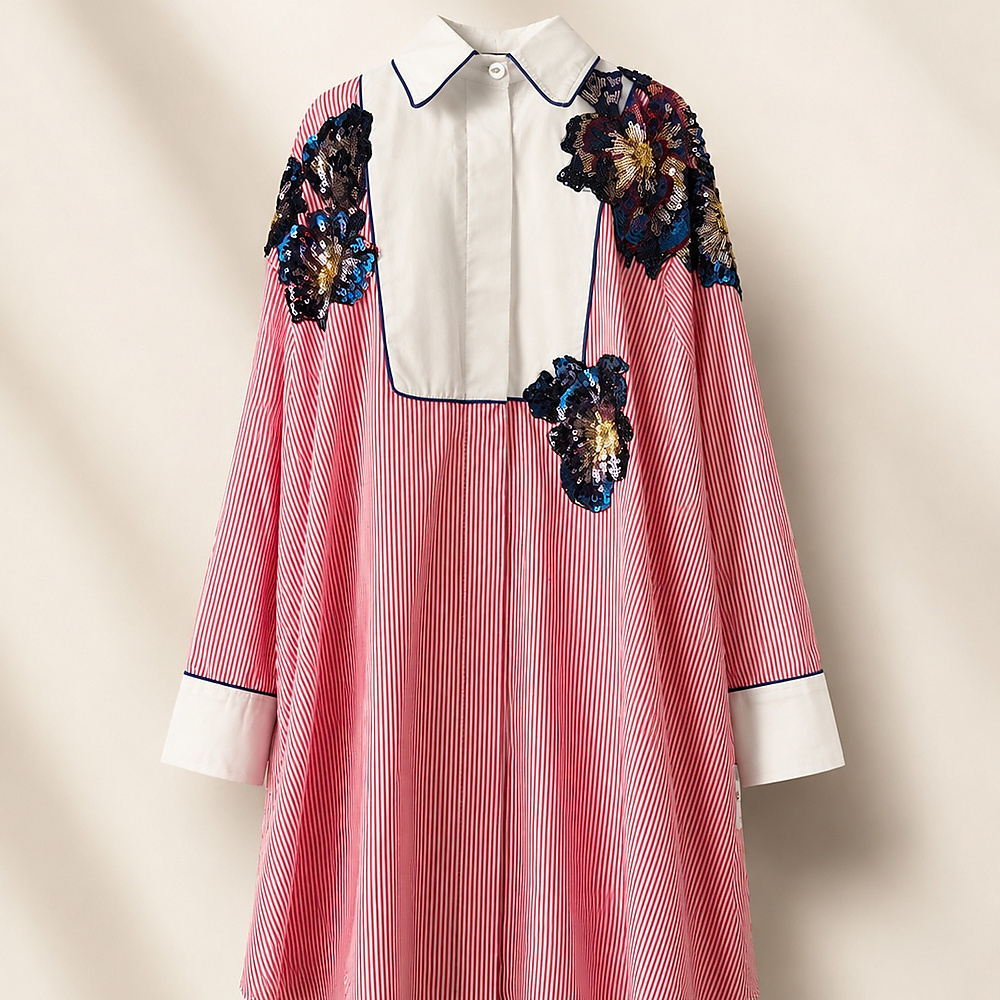red navy top