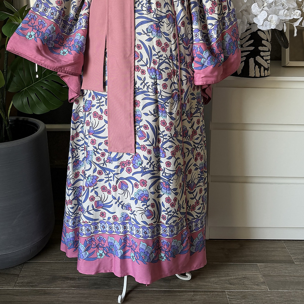 pink kimono