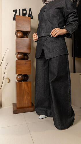 طقم جينز مكون من 3 قطع