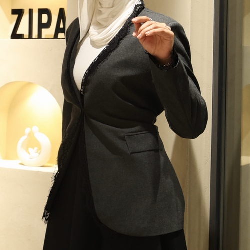 Elegant Grey Blazer