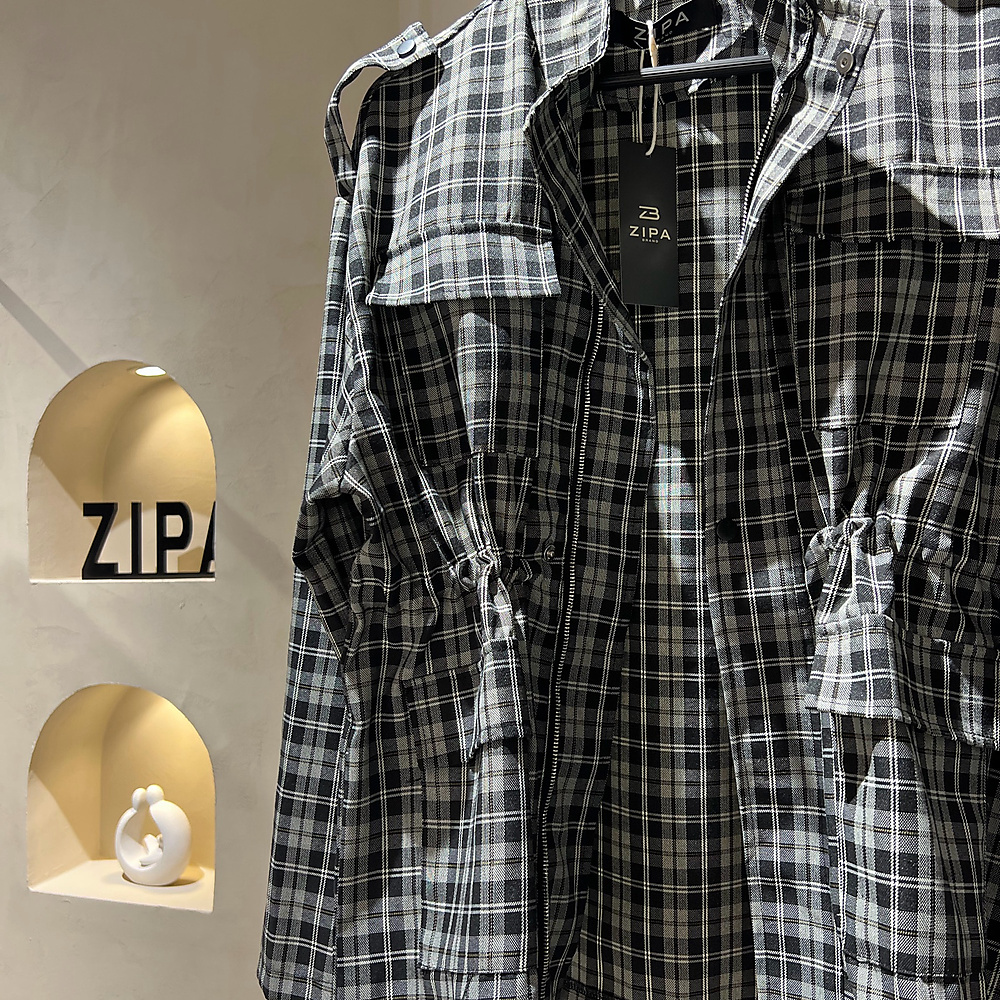 سترة كارديجان فضفاضة منقوشة للنساء بتصميم ريترو جديد