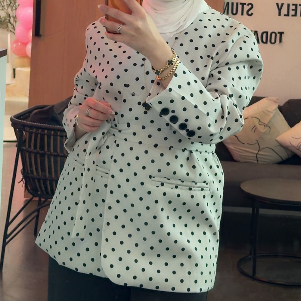 Plka Dot Blazer