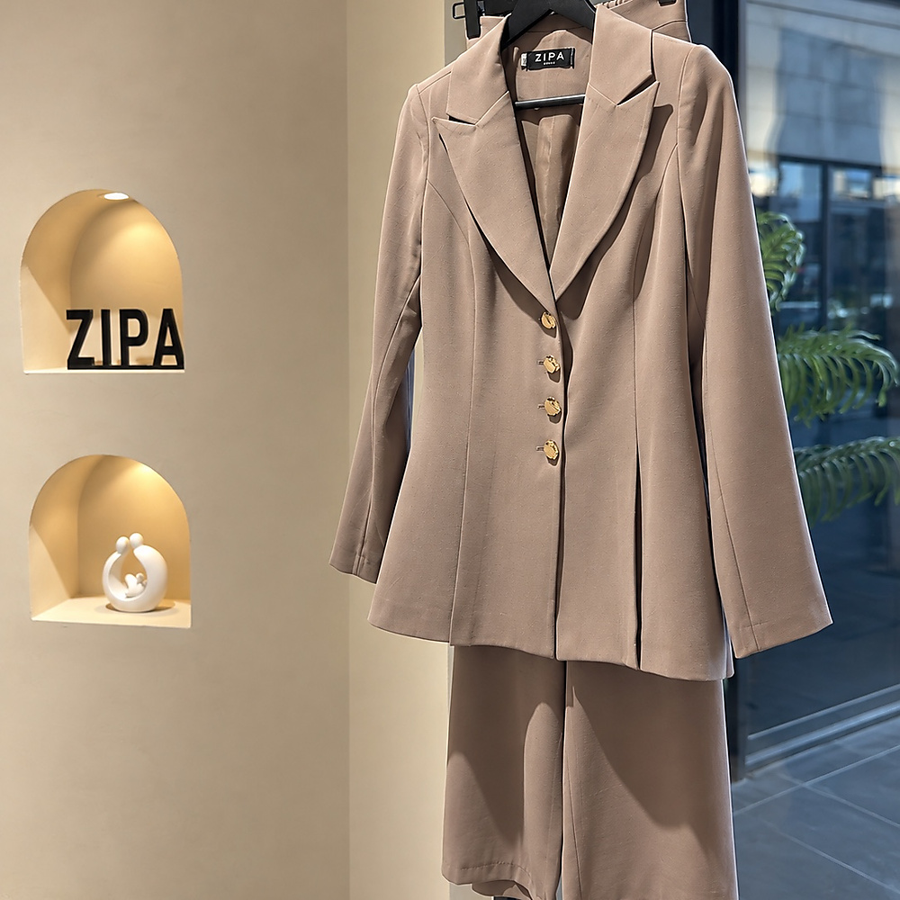 Beige Suit