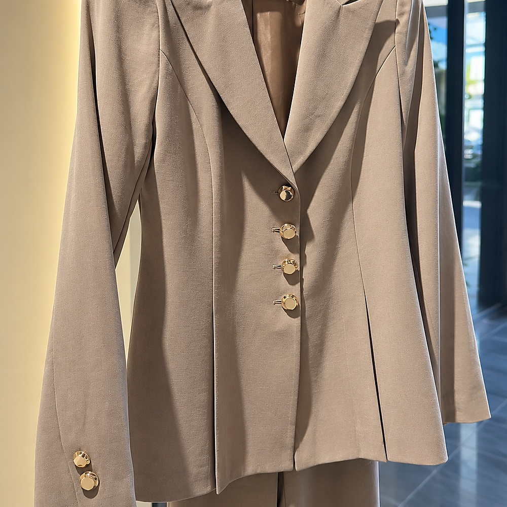 Beige Suit
