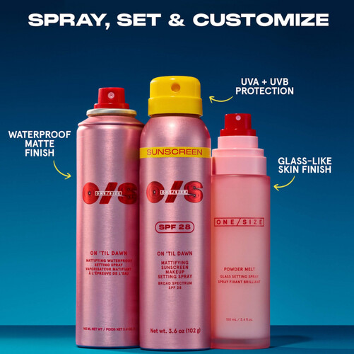 Powder Melt Glass Setting Spray