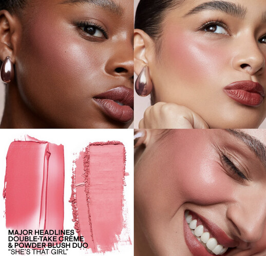 بلشر كريمي و بودر she’s that girl