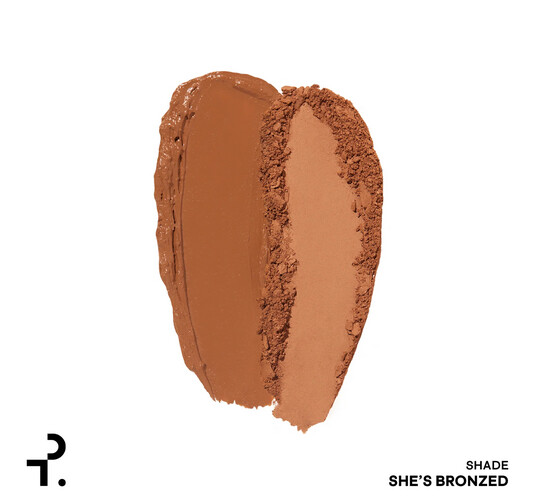كونتور كريمي + برونزر بودر she’s bronzed