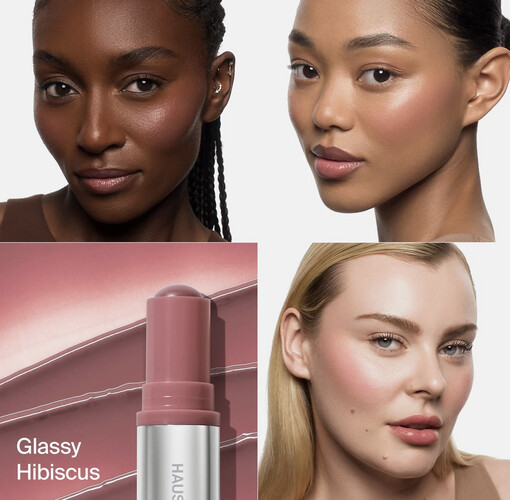 GLASSY BLUSH BALM STICK glassy hibiscus