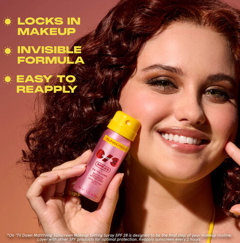 Mini On 'Til Dawn Mattifying Sunscreen Makeup Setting Spray SPF 28