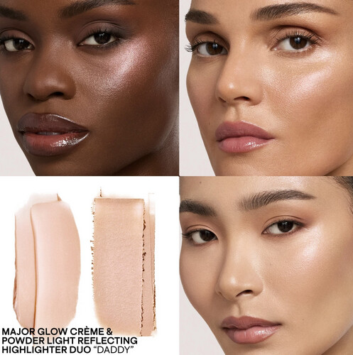 ‎قلوي هايلايتر كريمي و بودر (daddy)