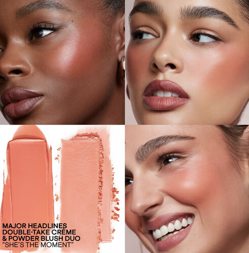 بلشر كريمي و بودر she’s the moment