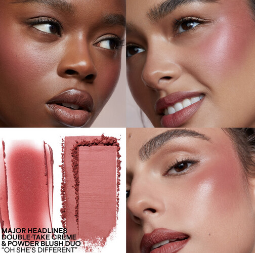 بلشر كريمي و بودر oh she’s different