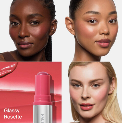 Glassy Rosette Hydrating Glassy Lip + Cheek Blush Balm Stick
