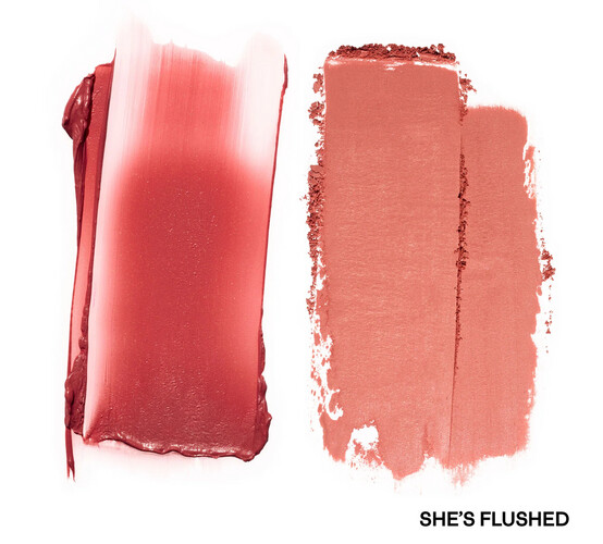 بلشر كريمي و بودر she’s flushed