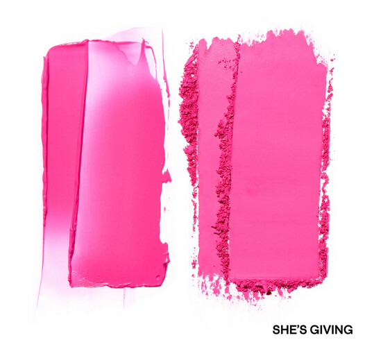 بلشر كريمي و بودر she’s giving