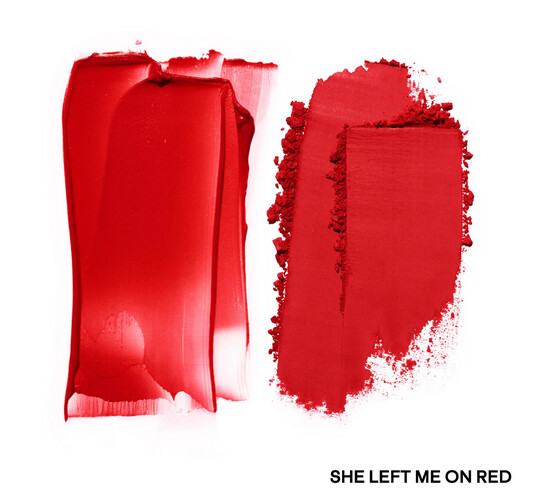 بلشر بودر و كريمي she left me on red