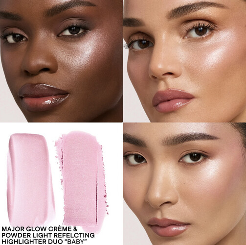 قلوي هايلايتر كريمي و بودر (baby)