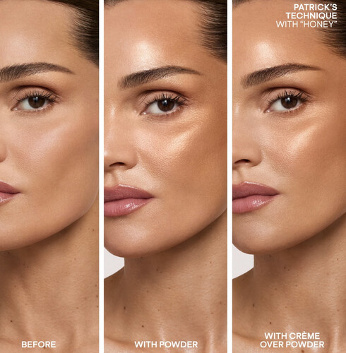 ‎قلوي هايلايتر كريمي و بودر (honey )