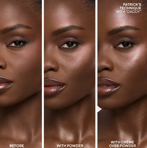 ‎قلوي هايلايتر كريمي و بودر (daddy)