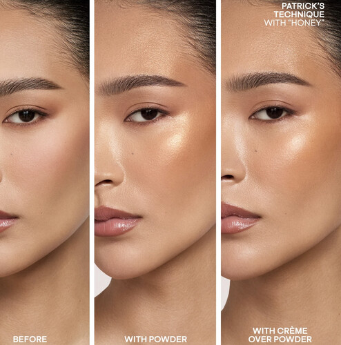 ‎قلوي هايلايتر كريمي و بودر (honey )