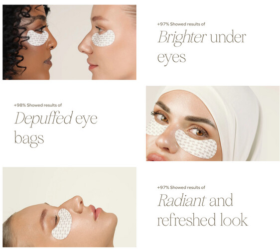 Eye-conic Brightening Hydrogel Eye Patches