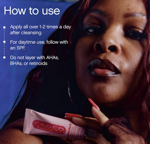 Full size Faded Brightening Serum for Dark Spots and Discoloration (UNSCENTED)