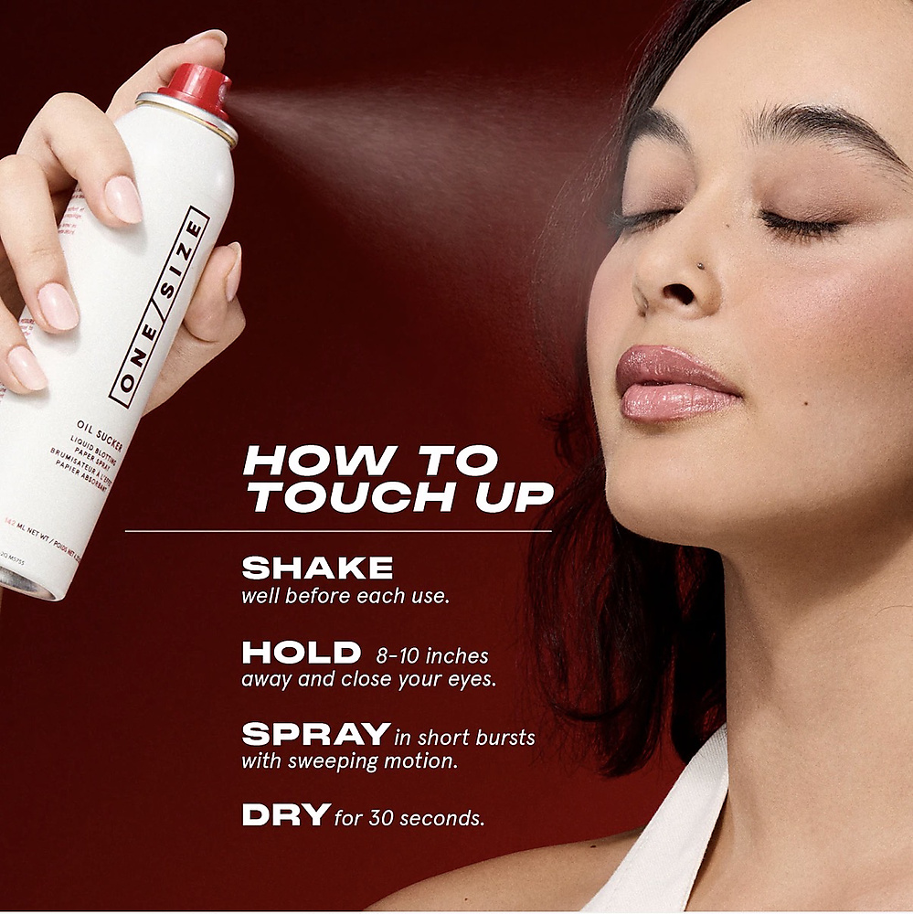 Oil Sucker Liquid Blotting Paper Touch Up Spray